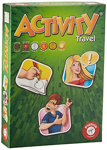 Piatnik Activity Travel - 6041 / Spielklassiker für Unterwegs / Pantomime, Zeichnen, Erklären sind gefragt / Ab 12 Jahren / Für den Urlaub / Bis zu 16 Spieler möglich von Piatnik