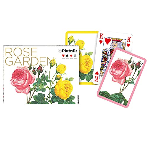 Piatnik - Kartenpiel Rose Garden 2x55 Blatt von Piatnik