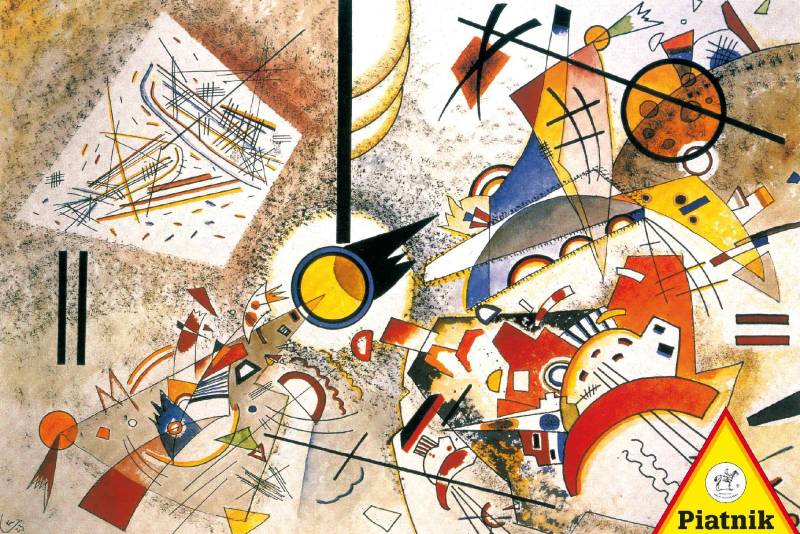 Piatnik Kandinsky Wassily: Bustling Aquarelle 1000 Teile Puzzle Piatnik-5396 Piatnik Kandinsky Wassily: Bustling Aquarelle 1000 Teile Puzzle Piatnik-5396 von Piatnik