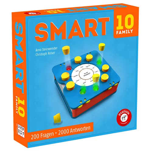 Piatnik PIA07188 Smart 10 Family | Das revolutionäre Alleswisser Brettspiel I besonderen Art Quizspiele, Bunt von Piatnik