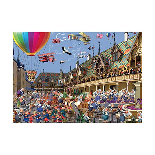 Piatnik Ruyer Wine Auction In Beaune Jigsaw Puzzle (1000 Pieces) von Piatnik