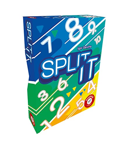 Piatnik 6675-Split Split It | Gut geteilt ist halb gewonnen | Kartenspiel | Geschicktes Tippen | Ab 8 Jahren von Piatnik