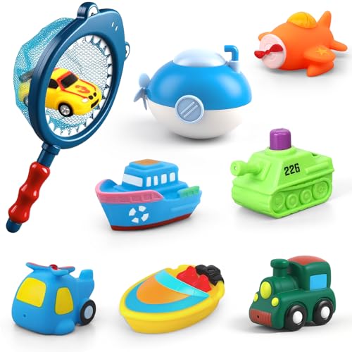 Fahrzeug schwimmende Badespielzeug für Kinder Kleinkinder, Wasserspielzeug für für 1 2 3 4 Jahre alte Jungen Mädchen Fahrzeug schwimmende Badespielzeug für Kinder Kleinkinder, Wasserspielzeug für für 1 2 3 4 Jahre alte Jungen Mädchen von Picabika