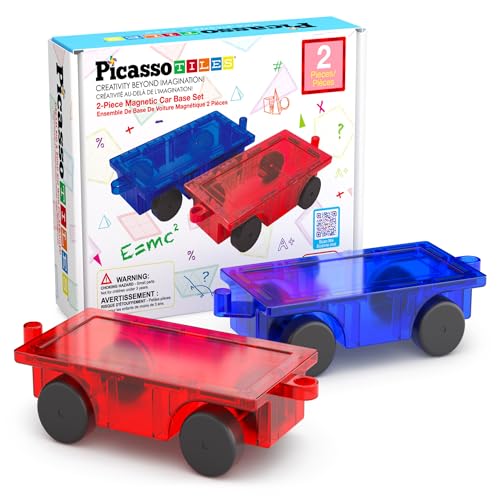 PicassoTiles® 2 Stück Auto LKW von PicassoTiles