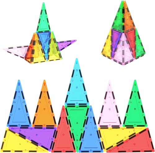 PicassoTiles 12pc Magnetic Building Block Set Isosceles Triangle Magnet Tiles Construction Toy STEM Learning Kit Pädagogische Playboard Prek Pretend Play Stacking Blocks Child Brain Development PTE03 PicassoTiles 12pc Magnetic Building Block Set Isosceles Triangle Magnet Tiles Construction Toy STEM Learning Kit Pädagogische Playboard Prek Pretend Play Stacking Blocks Child Brain Development PTE03 von PicassoTiles
