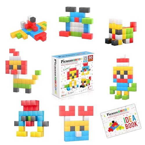 PicassoTiles 50-teilige 1" Magnetische Bausteinwürfel PicassoTiles 50-teilige 1" Magnetische Bausteinwürfel von PicassoTiles