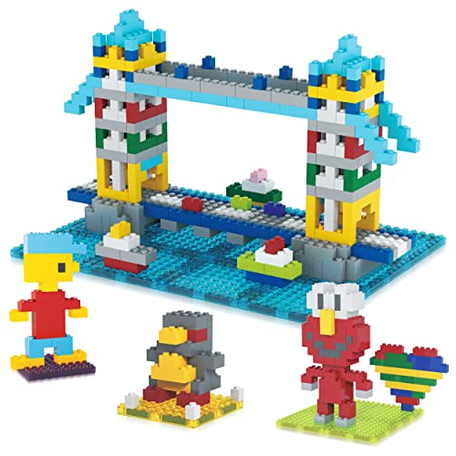 PicassoTiles 512-teiliges großes Spielset, magnetische Fliesen und Bausteine, Kombination, kreative Gebäude und Figuren wie Brücken, Herzen, einzigartige Charaktere und mehr, pädagogisches von PicassoTiles