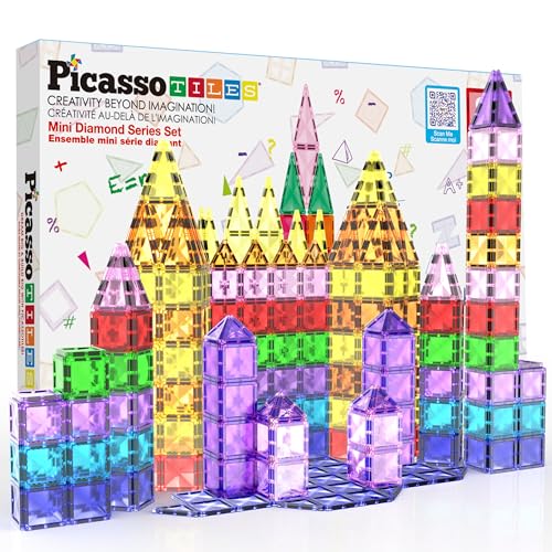 PicassoTiles 80 Stück Mini-Fliesen in Reisegröße, magnetische Fliesen, Bausteine, Bausteine, MINT-Lernen, Unterwegs, Urlaubs-Spielzeug-Set, Geburtstagsgeschenk, Klassenzimmer, Magnetfliesen-Set PicassoTiles 80 Stück Mini-Fliesen in Reisegröße, magnetische Fliesen, Bausteine, Bausteine, MINT-Lernen, Unterwegs, Urlaubs-Spielzeug-Set, Geburtstagsgeschenk, Klassenzimmer, Magnetfliesen-Set von PicassoTiles