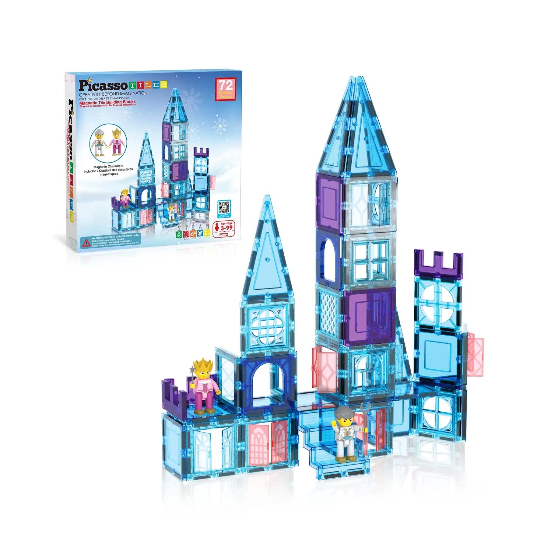 PicassoTiles Magnetischer Bausatz Ice Winter 72 Teile PicassoTiles Magnetischer Bausatz Ice Winter 72 Teile von PicassoTiles