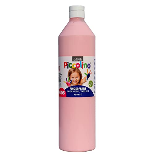 Fingerfarbe - PICCOLINO Fingermalfarbe rosa 750 ml große Flasche von Piccolino-Malfarben Junker