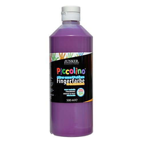 Piccolino Fingerfarbe 500ml Violett, super auswaschbar & abwaschbar von Piccolino