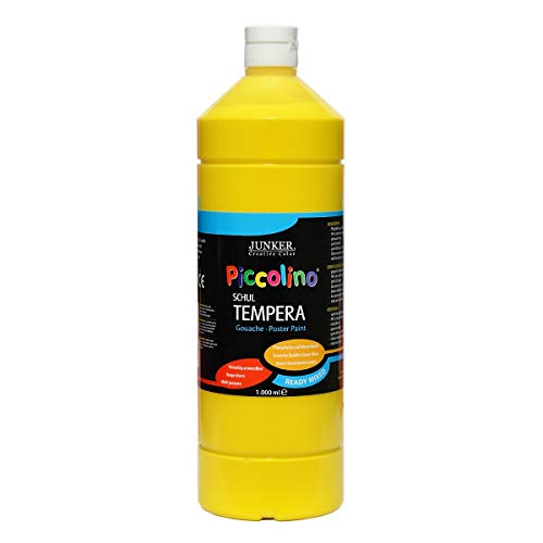 Piccolino Ready Mix Schultempera Farbe Primärgelb 1000 ml von Piccolino
