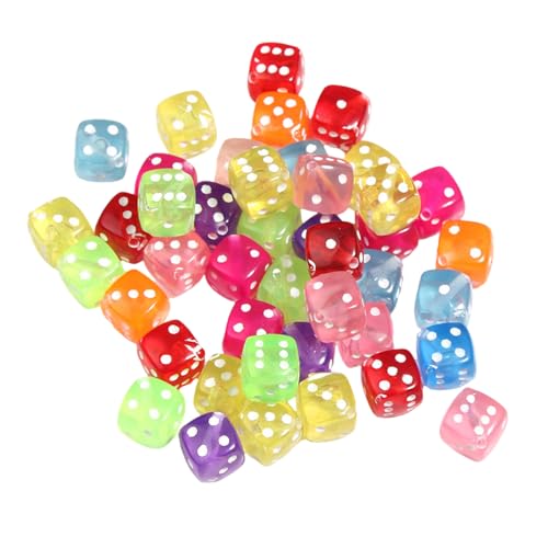 50 PCs Sechs Seiten Dices Colourful Dices Acryl Dices Table Game Dices Brettspiel ACESSORES Für Tischspiel Mathematikspiel 50 PCs Sechs Seiten Dices Colourful Dices Acryl Dices Table Game Dices Brettspiel ACESSORES Für Tischspiel Mathematikspiel von Piceioep
