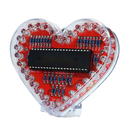 Herzförmige RGBs LED-Lötprojekt-Kits für Elektronik-Lernen, für Schülerausbildung und Bastel-Enthusiasten Herzförmige RGBs LED-Lötprojekt-Kits für Elektronik-Lernen, für Schülerausbildung und Bastel-Enthusiasten von Piceioep