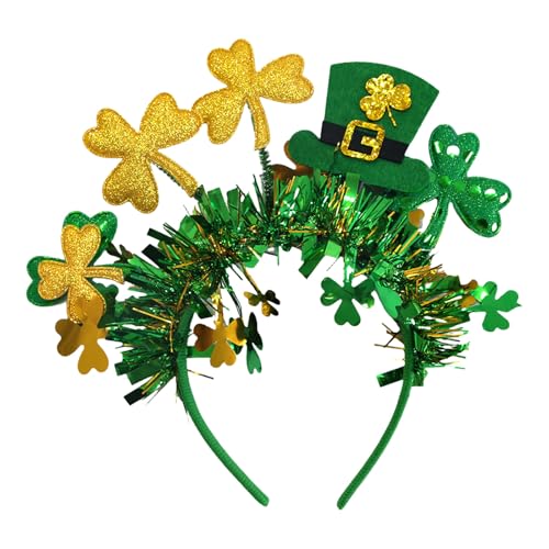Irisches Festival-Stirnband, grüne Party-Streifen, Design für Patrick's Day, für Party-Dekorationen und als Gastgeschenk-Stirnbänder von Piceioep