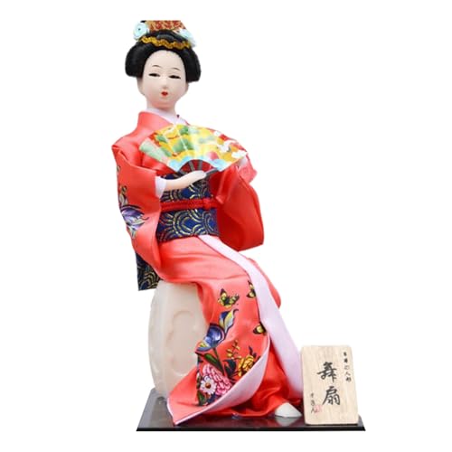 Piceioep 30,5 cm große japanische Kimono-Puppen zeigen Kimono-Geisha-Puppen zur Verbesserung der kulturellen Atmosphäre in Restaurants von Piceioep