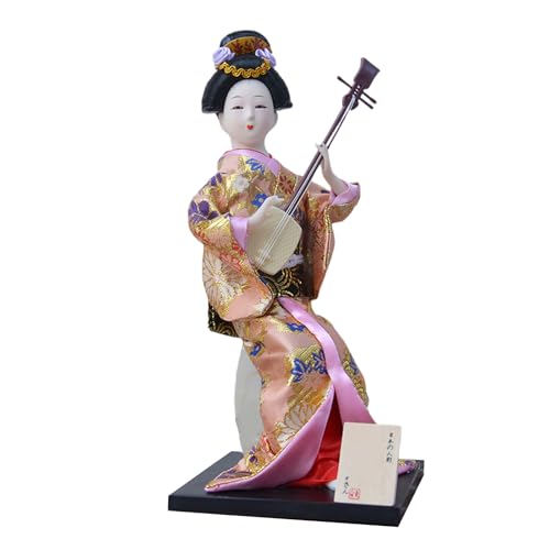 Piceioep 30,5 cm große japanische Kimono-Puppen zeigen Kimono-Geisha-Puppen zur Verbesserung der kulturellen Atmosphäre in Restaurants von Piceioep