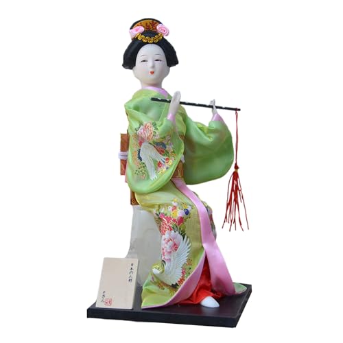 Piceioep 30,5 cm große japanische Kimono-Puppen zeigen Kimono-Geisha-Puppen zur Verbesserung der kulturellen Atmosphäre in Restaurants von Piceioep