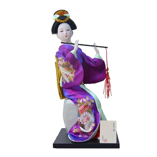 Piceioep 30,5 cm große japanische Kimono-Puppen zeigen Kimono-Geisha-Puppen zur Verbesserung der kulturellen Atmosphäre in Restaurants von Piceioep