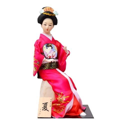 Piceioep 30,5 cm große japanische Kimono-Puppen zeigen Kimono-Geisha-Puppen zur Verbesserung der kulturellen Atmosphäre in Restaurants von Piceioep