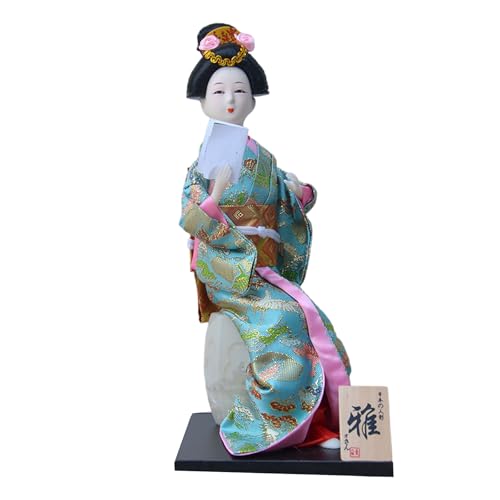 Piceioep 30,5 cm große japanische Kimono-Puppen zeigen Kimono-Geisha-Puppen zur Verbesserung der kulturellen Atmosphäre in Restaurants von Piceioep