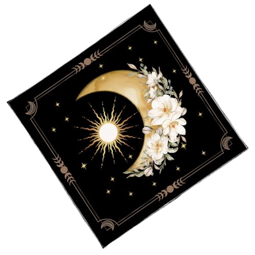 Piceioep Künstlerische Tarots Lesen Stoffdauermeditationen Matten Okkulte Themenmatten Für Rituelle Und Spirituelle Meditationen Wahrscheinlichkeit Tisch Cover von Piceioep