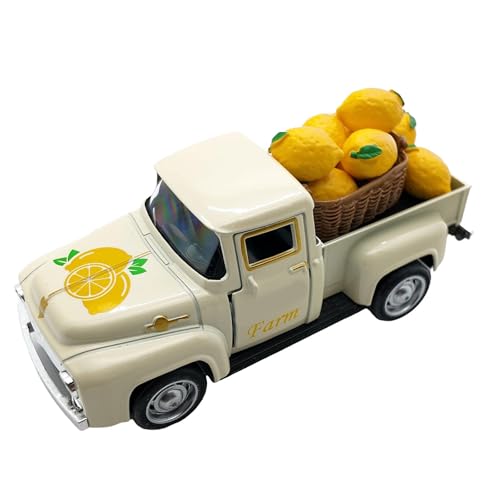 Piceioep Miniatur-Obstauto mit Zitronenmotiv, Vintage-Stil, Zitronenform, Dekoration für Küche, Arbeitsplatte, Zitronenmotiv, Auto-Modell Piceioep Miniatur-Obstauto mit Zitronenmotiv, Vintage-Stil, Zitronenform, Dekoration für Küche, Arbeitsplatte, Zitronenmotiv, Auto-Modell von Piceioep
