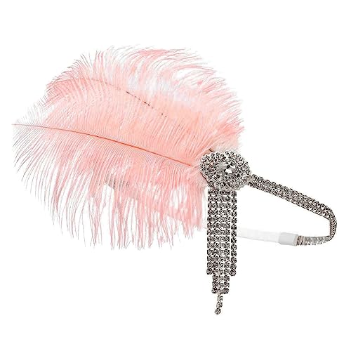 Piceioep Ultra-blinkendes Haarband, Halloween, Kopfschmuck für Make-up, Party, Maskerade, brüllende 20er-Jahre, Flapper, Cosplay von Piceioep