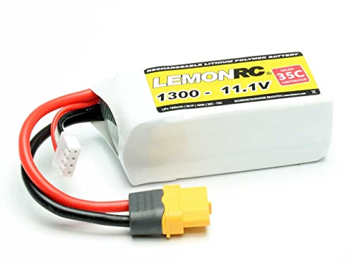 LemonRC Modellbau-Akkupack (LiPo) 11.1 V 1300 mAh Zellen-Zahl: 3 35 C Softcase XT60 von Pichler