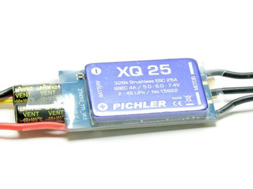 Pichler XQ+ 25 Flugmodell Brushless Flugregler Belastbarkeit (max. A): 35A von Pichler