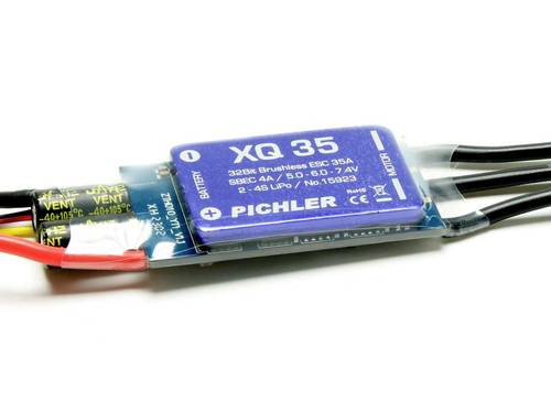 Pichler XQ+ 35 Flugmodell Brushless Flugregler Belastbarkeit (max. A): 45A von Pichler