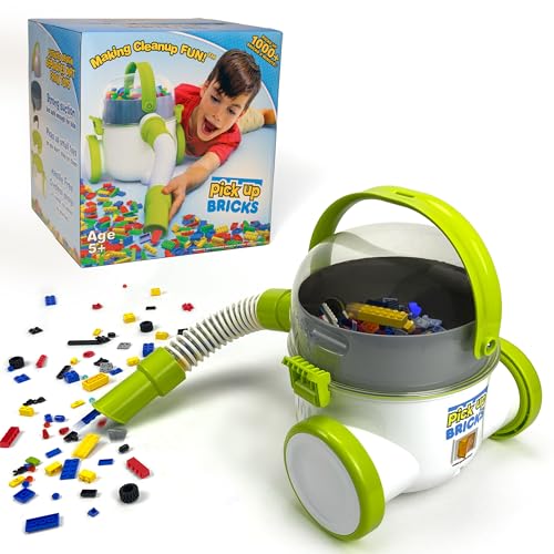 Pick Up Bricks Spielzeug Cleanup Staubsauger für Kinder, funktioniert mit LEGO Steinen, LOL Doll Acc. & mehr, Jungen und Mädchen im Alter von 4-9 Jahren Pick Up Bricks Spielzeug Cleanup Staubsauger für Kinder, funktioniert mit LEGO Steinen, LOL Doll Acc. & mehr, Jungen und Mädchen im Alter von 4-9 Jahren von Pick Up Bricks