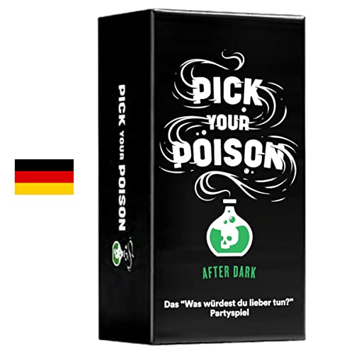 DYCE, Pick Your Poison - After Dark, Gesellschaftsspiel, Fesselnde Würdest du Lieber... Entscheidungen, Humorvolles Partyspiel, Für 3–8 Spieler ab 17 Jahren von Pick Your Poison