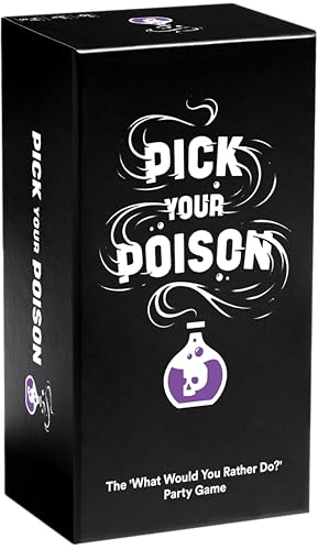 Pick Your Poison Dyce Games würdest du Lieber tun? Partyspiel | Familienedition | Ab 10 Jahren | Für 3 bis 10 Spieler | Englisch von Pick Your Poison
