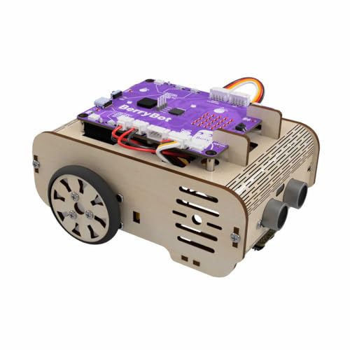 Picobricks BerryBot - Programmierbares Roboter-Kit mit Raspberry Pi RP2040 | STEM Lernen, grafische Codierung, einfache Montage, Hindernisvermeidung, Linien- und Lichtverfolgung, Sumo Kampfmodi von Picobricks