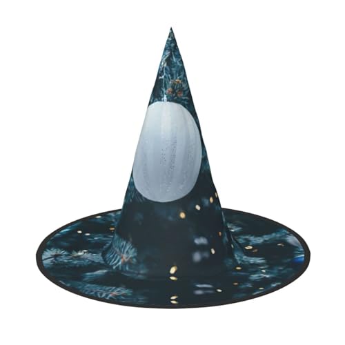 Pidgazdfgv Baumschmuck Halloween Hut Weihnachten Party Cosplay Kostüm Herren Damen Klassisches Accessoire Fasching Haar von Pidgazdfgv
