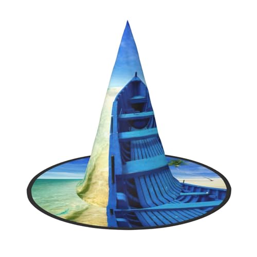 Pidgazdfgv Blauer Himmel Gelb Strand Boot Halloween Hut Weihnachten Party Cosplay Kostüm Herren Damen Klassisches Accessoire Fasching Haar Pidgazdfgv Blauer Himmel Gelb Strand Boot Halloween Hut Weihnachten Party Cosplay Kostüm Herren Damen Klassisches Accessoire Fasching Haar von Pidgazdfgv