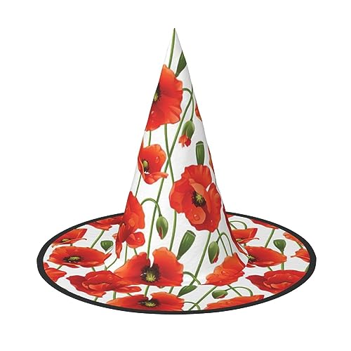 Pidgazdfgv Blume Halloween Hut Weihnachten Party Cosplay Kostüm Herren Damen Klassisches Accessoire Fasching Haar von Pidgazdfgv