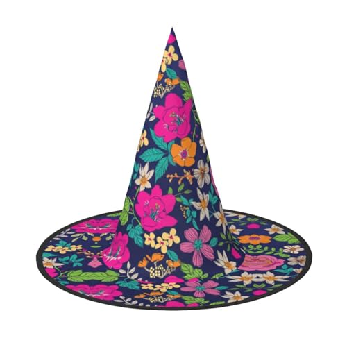 Pidgazdfgv Blumen (3) Halloween Hut Weihnachten Party Cosplay Kostüm Herren Damen Klassisches Accessoire Fasching Haar von Pidgazdfgv