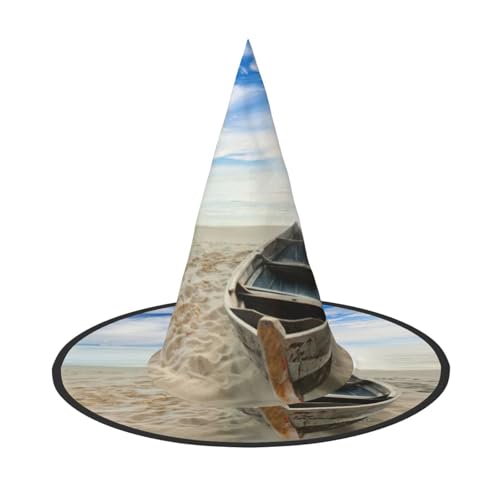 Pidgazdfgv Boot am Strand Halloween Hut Weihnachten Party Cosplay Kostüm Herren Damen Klassisches Accessoire Fasching Haar von Pidgazdfgv
