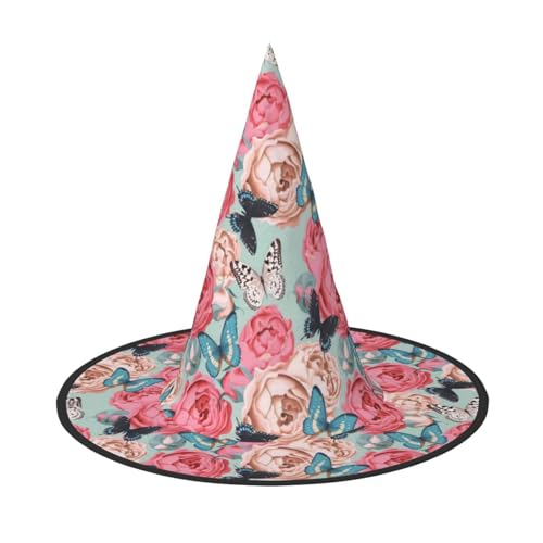 Pidgazdfgv Bunte Blumen, Halloween-Hut, Weihnachten, Party, Cosplay, Kostüm, für Herren und Damen, klassisches Accessoire Pidgazdfgv Bunte Blumen, Halloween-Hut, Weihnachten, Party, Cosplay, Kostüm, für Herren und Damen, klassisches Accessoire von Pidgazdfgv