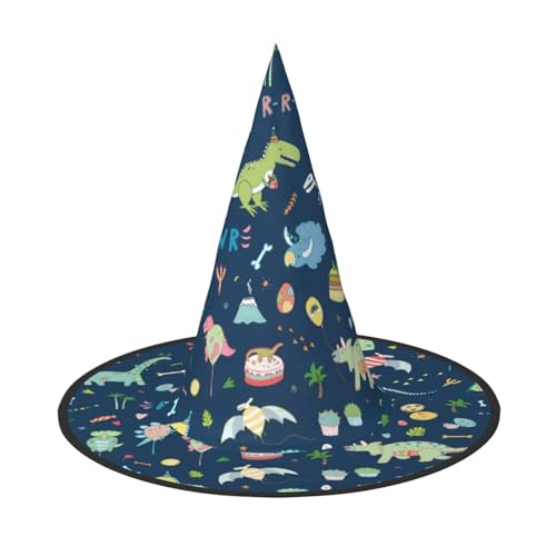 Pidgazdfgv Buntes Elefant und Lea, Halloween-Mütze, Weihnachten, Party, Cosplay, Kostüm, für Herren und Damen, klassisches Accessoire von Pidgazdfgv