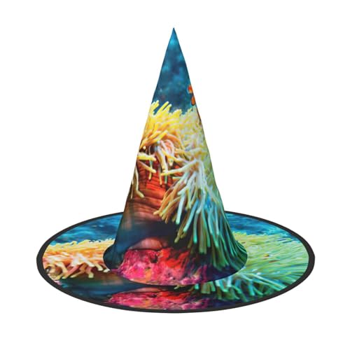 Pidgazdfgv Clownfisch Halloween Hut Weihnachten Party Cosplay Kostüm Herren Damen Klassisches Accessoire Fasching Haar von Pidgazdfgv