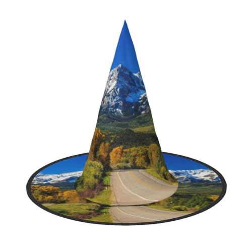 Pidgazdfgv Countryside Road Halloween Hut Weihnachten Party Cosplay Kostüm Herren Damen Klassisches Accessoire Fasching Haar von Pidgazdfgv