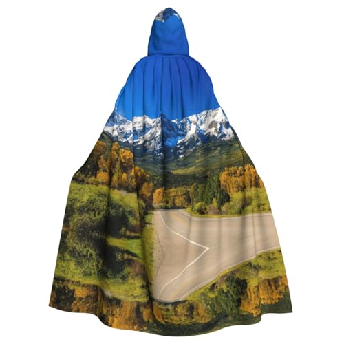 Pidgazdfgv Countryside Road Kapuzenumhang, Unisex, für Erwachsene, Cosplay-Kostüme, 147,3 cm, Halloween, Weihnachten, Party, Verkleidung Pidgazdfgv Countryside Road Kapuzenumhang, Unisex, für Erwachsene, Cosplay-Kostüme, 147,3 cm, Halloween, Weihnachten, Party, Verkleidung von Pidgazdfgv