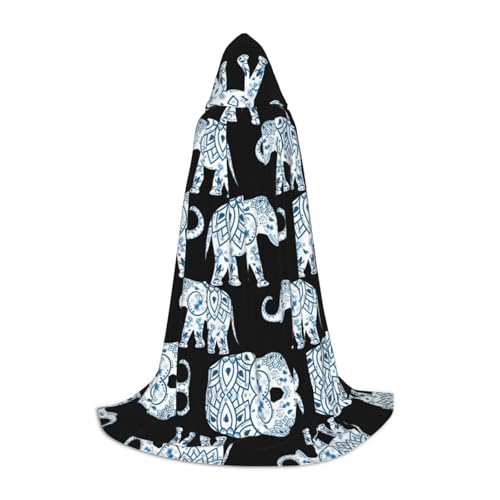 Pidgazdfgv Elefanten-blauer schwarzer Kapuzenumhang für Halloween, Kinder-Kostüm, Party, Cosplay Pidgazdfgv Elefanten-blauer schwarzer Kapuzenumhang für Halloween, Kinder-Kostüm, Party, Cosplay von Pidgazdfgv