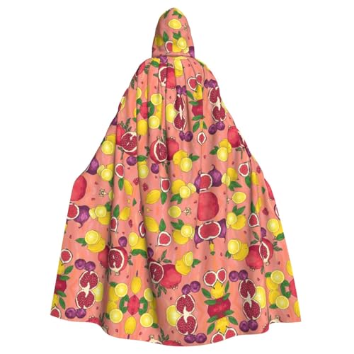 Pidgazdfgv Exotic Fruits Kapuzenumhang, Unisex, für Erwachsene, Cosplay-Kostüme, 147,3 cm, Halloween, Weihnachten, Party, Verkleidung Pidgazdfgv Exotic Fruits Kapuzenumhang, Unisex, für Erwachsene, Cosplay-Kostüme, 147,3 cm, Halloween, Weihnachten, Party, Verkleidung von Pidgazdfgv
