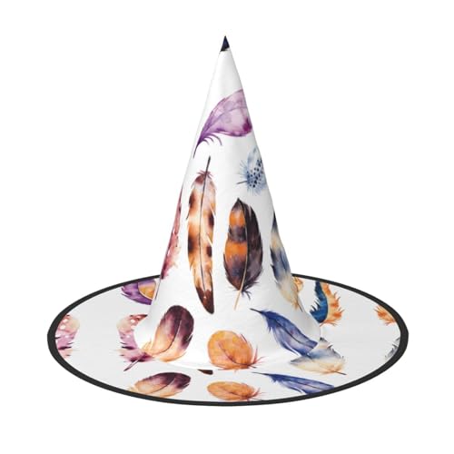 Pidgazdfgv Farbenfroher Druck, Halloween-Hut, Weihnachten, Party, Cosplay, Kostüm, für Herren und Damen, klassisches Accessoire, Kostüm-Haare Pidgazdfgv Farbenfroher Druck, Halloween-Hut, Weihnachten, Party, Cosplay, Kostüm, für Herren und Damen, klassisches Accessoire, Kostüm-Haare von Pidgazdfgv