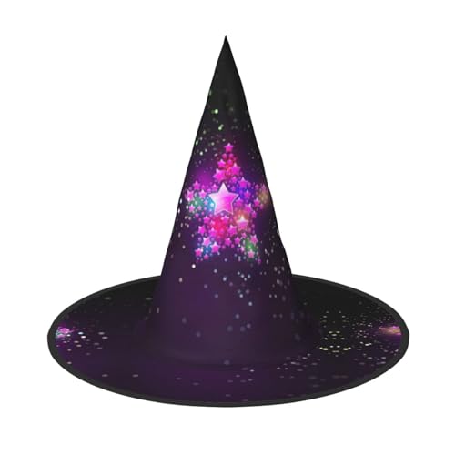 Pidgazdfgv Farbige Sterne, Halloween-Hut, Weihnachten, Party, Cosplay, Kostüm, für Herren und Damen, klassisches Accessoire Pidgazdfgv Farbige Sterne, Halloween-Hut, Weihnachten, Party, Cosplay, Kostüm, für Herren und Damen, klassisches Accessoire von Pidgazdfgv