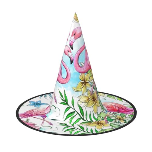 Pidgazdfgv Flamingo Blumen Halloween Hut Weihnachten Party Cosplay Kostüm Herren Damen Klassisches Accessoire Fasching Haar Pidgazdfgv Flamingo Blumen Halloween Hut Weihnachten Party Cosplay Kostüm Herren Damen Klassisches Accessoire Fasching Haar von Pidgazdfgv